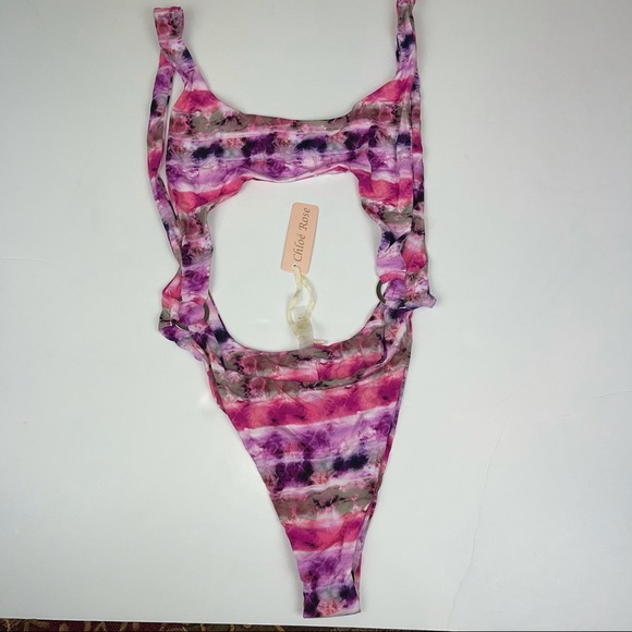 Chloe Rose Sun Chaser One Piece Tie Dyed L - Picture 6 of 11